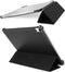 Selencia Tablet Hoes Geschikt voor iPad Air 5 (2022) /iPad Air 11 inch (2024) M2 / iPad Air 4 (2020) - Selencia Nuria Vegan Lederen Trifold Bookcase - Zwart