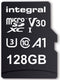 Integral - Premium Micro SDXC V30 UHS-I U3 - 128GB 100MB/s read 90MB/s write (incl. SD-adapter)