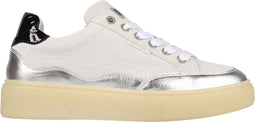 Bullboxer Sneaker - Vetersluiting - Comfortabel - Wit/Zilver - 39 (1 paar)
