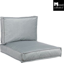 In The Mood Collection Royal Palletkussens - L60 x B80/40 x H12 cm - Velvet - Lichtgroen