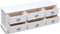 vidaXL - Tv-meubel - 108x30x40 - cm - massief - paulowniahout - wit