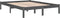 vidaXL - Bedframe - massief - grenenhout - grijs - 120x200 - cm
