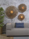 GOOD&MOJO Wandlamp Bali - Bamboe/Zwart - Ø87cm - Binnen Scandinavisch,Bohemian