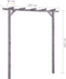 vidaXL - Pergola - 200x40x205 - cm - geïmpregneerd - grenenhout - grijs