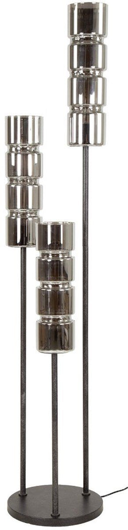 AnLi Style Vloerlamp 3L getrapt cylinder glas