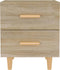 vidaXL - Nachtkastje - 40x35x47,5 - cm - sonoma - eikenkleurig