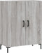 vidaXL - Dressoir - 69,5x34x90 - cm - bewerkt - hout - grijs - sonoma - eikenkleurig