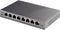 TP-Link TL-SG108PE - Netwerkswitch - 8-Poorten - PoE - Smart Switch