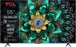 TCL 55Q6C - Ultra HD TV - QLED Mini LED 4K HDR Dolby Atmos - Zwart