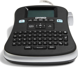 Dymo LabelManager 210D - Labelprinter - QWERTZ toetsenbord 6 lettergroottes 7 tekststijlen - Zilver