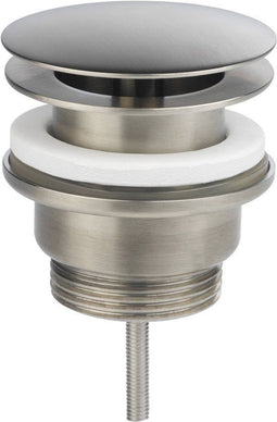 Ben Fixed - Wastafelplug - Niet-afsluitbaar - RVS - Diameter 6,3 cm