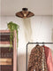 GOOD&MOJO Plafonniere Iguazu - Jute/Zwart - Ø40cm -