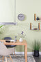 Zuiver Concrete Time Klok Rond 31,6 cm Beton Grijs/Zwart
