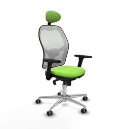 Piqueras y Crespo 3D086G1 - Bureaustoel - Verstelbare hoogte met hoofdsteun - Pistache