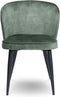 Liviza Stoel Loka Forrest groen - Velvet - Rond Groen - 78 cm , 52.5 cm , 62 cm