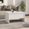 vidaXL - Salontafel - 80x50x42,5 - cm - bewerkt - hout - wit