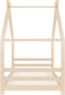 vidaXL - Kinderbedframe - massief - grenenhout - 90x200 - cm