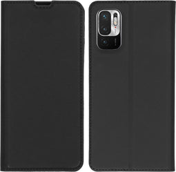 iMoshion Hoesje Geschikt voor Xiaomi Redmi Note 10 (5G) Hoesje Met Pasjeshouder - iMoshion Slim Folio Bookcase - Zwart