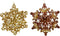 5.1 inch Snowflake Orna X 2. I 5x5x10 cm kerstornament