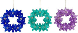 5.3 inch Star Wreath Orna X 3. II 5x5x10 cm kerstornament