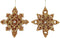 5.5 inch Snowflake Orna X 2. I 5x5x10 cm kerstornament