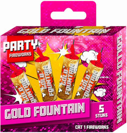 5 Gouden fonteinen in verpakking 143.