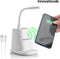5-in-1 Wireless Charger with Organiser-Stand and USB LED Lamp DesKing InnovaGoods