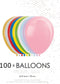 5 inch ballonnen mix 100 stuks.