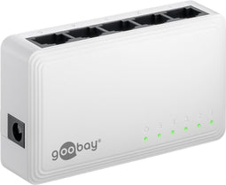 5-poort Gigabit Switch - 10/100/1000 - Wit