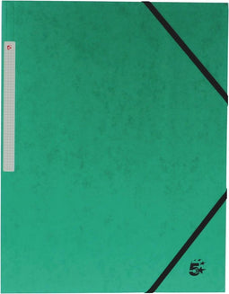 5 Star elastomap 3 kleppen donkergroen pak van 10 stuks