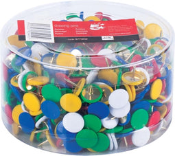 5 Star punaises geassorteerde kleuren doos van 750 stuks