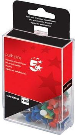 5 Star push pins 100 stuks