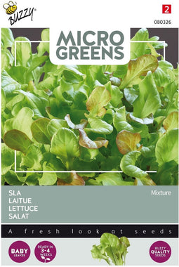 5 stuks - Buzzy - Microgreens Sla gemengd