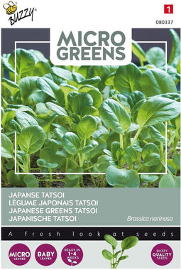 5 stuks - Buzzy - Microgreens Tatsoi
