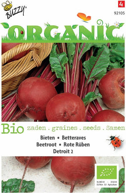 5 stuks - Buzzy - Organic Bieten Detroit (Skal 14725)