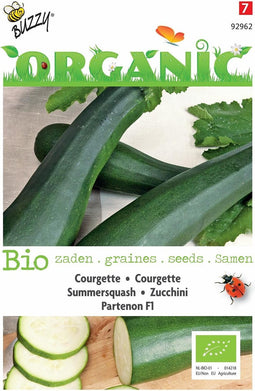 5 stuks - Buzzy - Organic Courgette Partenon F1 (Skal 14725) Tuinplus