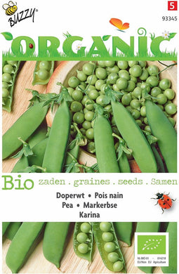 5 stuks - Buzzy - Organic Doperwt Karina (Skal 14725)