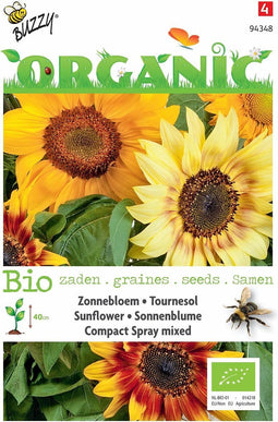 5 stuks - Buzzy - Organic Helianthus dwarf Spray gemengd (Skal 1472...