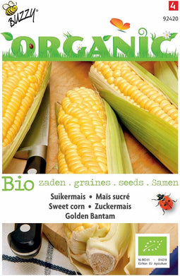 5 stuks - Buzzy - Organic Mais Golden Bantam (Skal 14725)