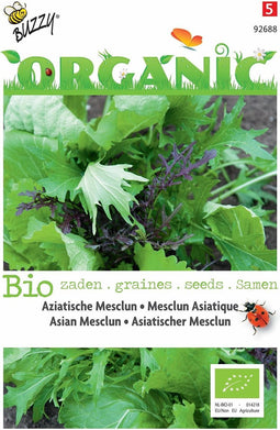5 stuks - Buzzy - Organic Mesclun Aziatisch (Skal 14725) Tuinplus