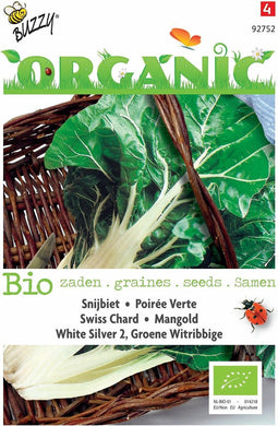5 stuks - Buzzy - Organic Snijbiet Groene Witribbige (Skal 14725)