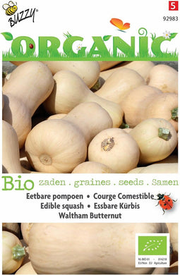 5 stuks - Buzzy - Organic Wintersquash Waltham Butternut (Skal 14275)