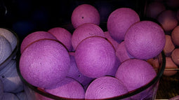 5 stuks Cotton Ball Paars