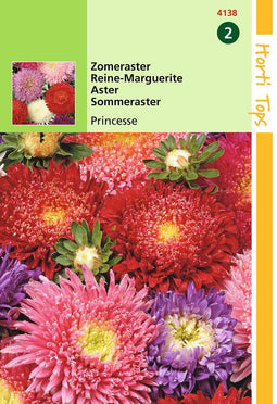 5 stuks - Hortitops - Callistephus Chinensis Princesse Gemengd