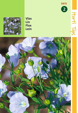 5 stuks - Hortitops - Linum Perenne (Vlas) blauw