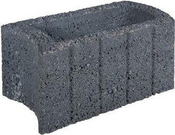 5 stuks! Ovalflor zwart 40x21x20 cm