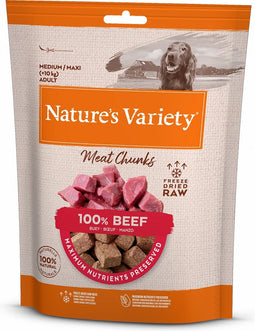 50 gr Natures variety freeze dried chunks chicken