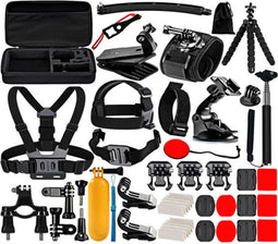 50-in-1 Set Geschikt voor GoPro Hero 12, 11, 10, 9, 8, 7, 6, 5, 4 - Action Camera Accessoires