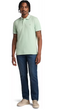 Timberland Oyster River Tipped Collar Polo - Slim Fit - Ruglengte 70,5 cm - Cameo Green