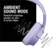 Fresh 'n Rebel Clam Fuse - Draadloze Over-Ear Koptelefoon - ANC Ambient Sound Mode - Paars
